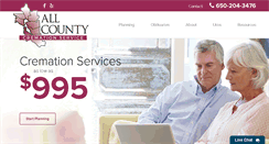 Desktop Screenshot of allcountycremationserv.com
